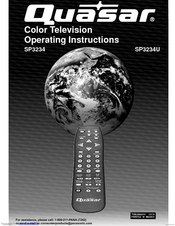 Quasar SP3234, SP3234U Operating Instructions Manual