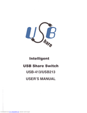 USB Share USB-413 User Manual