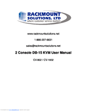 Rackmount CV-802 User Manual