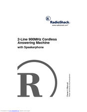 Radio Shack 900MHz Owner's Manual
