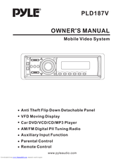 Pyle PLD187V Owner's Manual