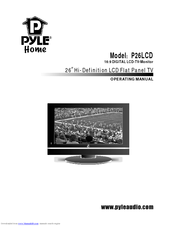Pyle P26LCD Operating Manual