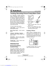 Radio Shack 63-955 User Manual