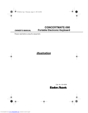 Radio Shack CONCERTMATE 580 Owner's Manual