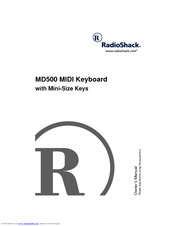Radio Shack MIDI Keyboard Owner's Manual