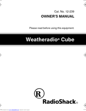 Radio Shack 12-239 Owner's Manual