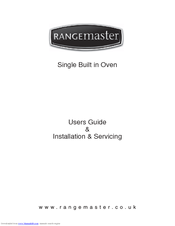 Rangemaster Single Built in Oven Installation And User Manual