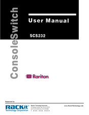 Raritan ConsoleSwitch SCS232 User Manual