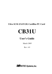 Ratoc Systems CB31U User Manual