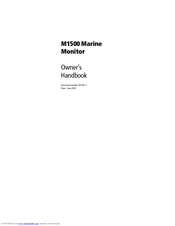 Raymarine M1500 Owner's Handbook Manual