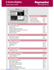 Raymarine Marine RADAR Operating Manual