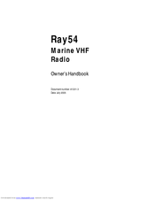 Raymarine Ray54 Owner's Handbook Manual