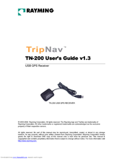 Rayming TripNav TN-200 User Manual