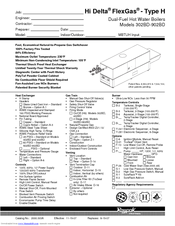 Raypak FlexGas 752BD Specifications