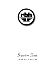 RBH Sound Signature 1266-SE Owner's Manual