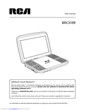 RCA BRC3109 User Manual