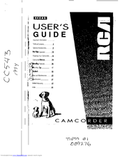 Rca CC543 User Manual