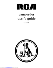 RCA CC6151 - VHS-C Camcorder User Manual