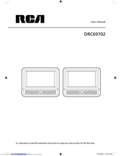 Rca DRC69702 User Manual