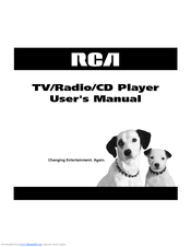 Rca TV/Radio/CD Player User Manual