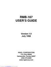 Rigel RMB-167 User Manual