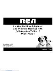 Rca 25110 User Manual