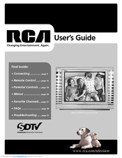 RCA 20F424T - 20 Flat-Tube TV User Manual