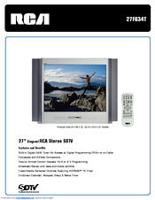 RCA 27F634T Specifications