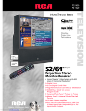 RCA P52929 Brochure & Specs