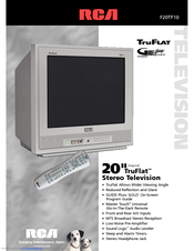 Rca Truflat F20tf10 Manuals Manualslib