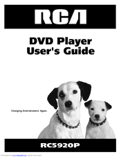 Rca RC5920P User Manual