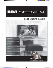 RCA SCENIUM L26WD14 User Manual