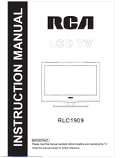 RCA RLC1909 Instruction Manual