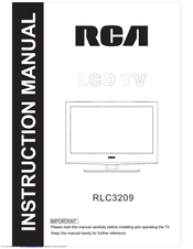 RCA RLC3209 Instruction Manual