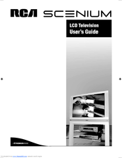 RCA Scenium LCDX3022W User Manual