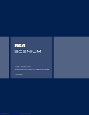 RCA Scenium PHD50300 User Manual