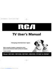 RCA CR20401 User Manual