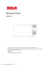 Rca RMW742 User Manual