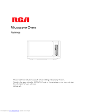 RCA RMW966 Owner's Manual