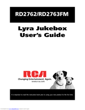 RCA RD2762 - Lyra 4 GB Digital Player User Manual