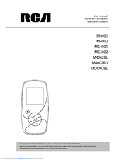 RCA M4001 - 1 GB Digital Player User Manual
