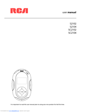 RCA S2104 User Manual