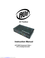 AV TOOL AVT-2050 Instruction Manual