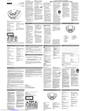 Rca RCD330 User Manual