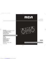 RCA RS2056 - 120 Watts Rip User Manual