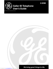 GE 2-9398 User Manual