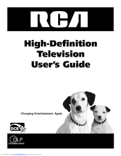 Rca HDTV User Manual
