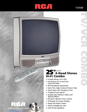 Rca T25608 Specifications