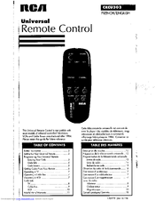 RCA CRCU303 Owner's Manual