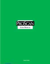 ProScan PSVR65 User Manual